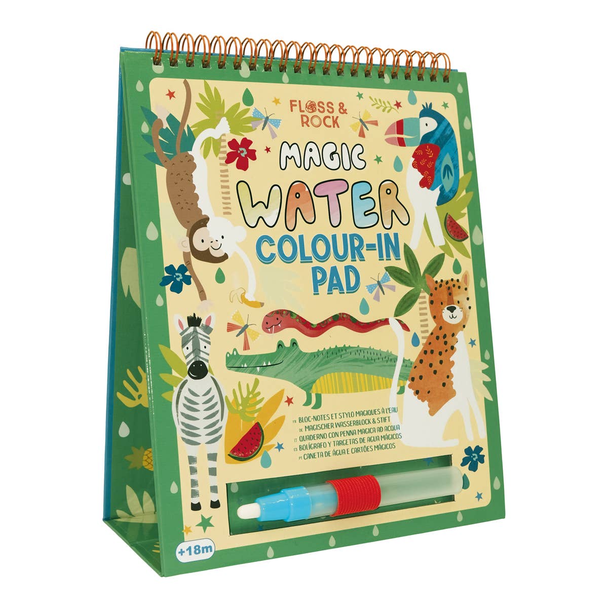 Magic Color Changing Watercard Easel and Pen | Jungle