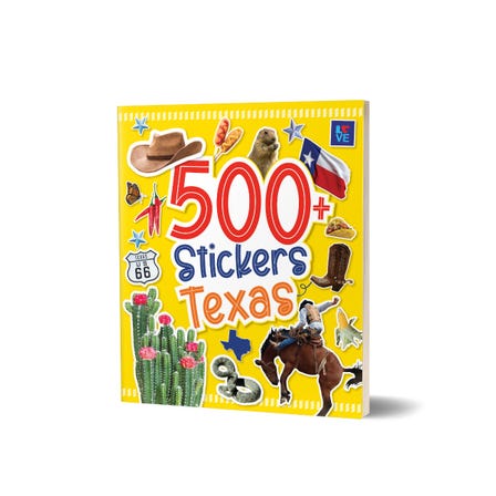 '500 Stickers: Texas' Sticker Book