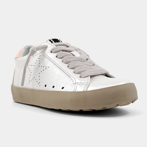 Mia Toddler and Kids Low Rise Sneaker | Pearl