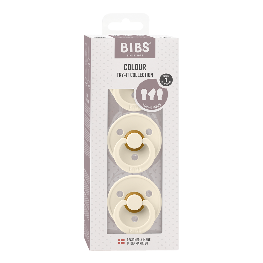 Try-It Collection, Pack of 3 Pacifiers | Ivory
