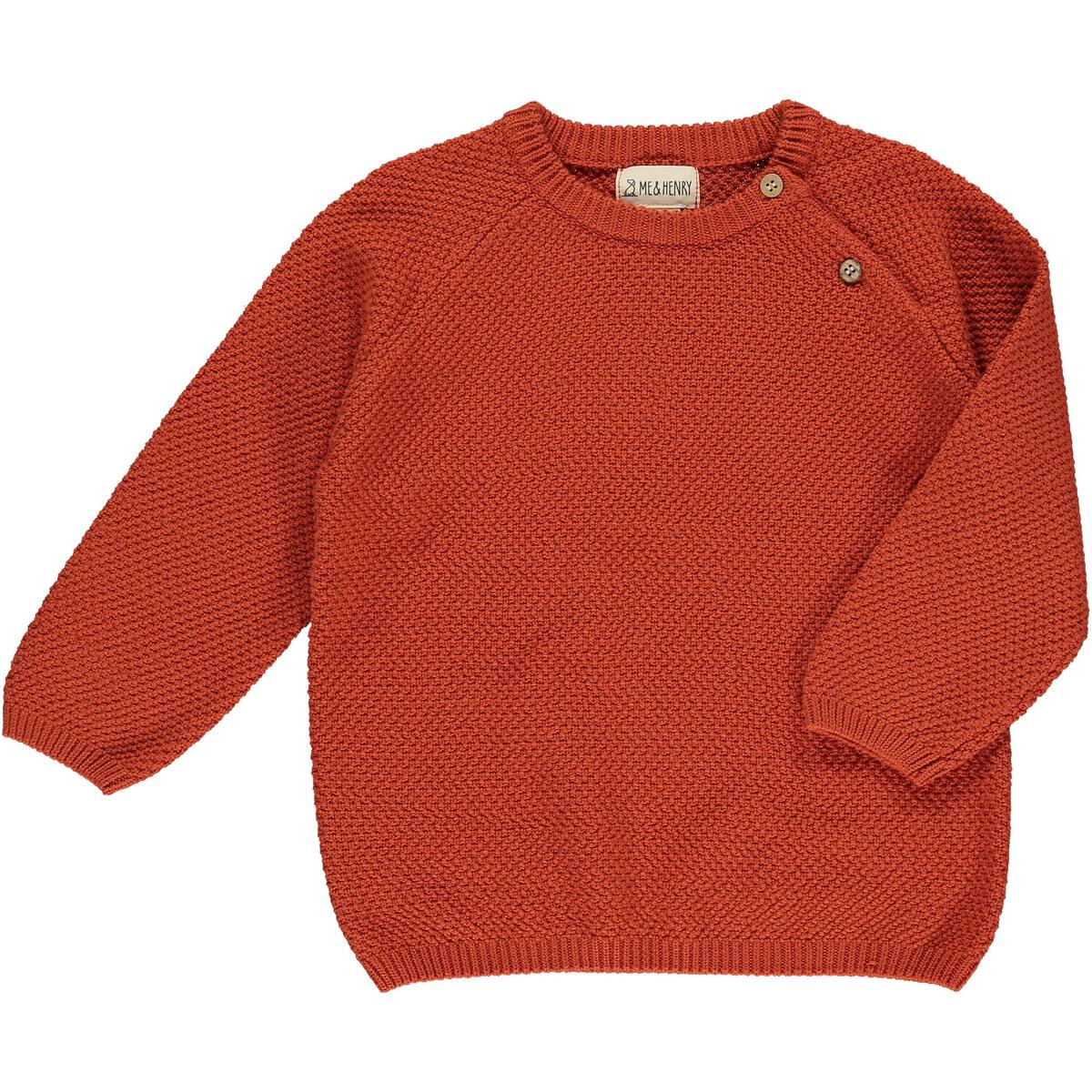 Roan Knit Sweater | Pumpkin Orange