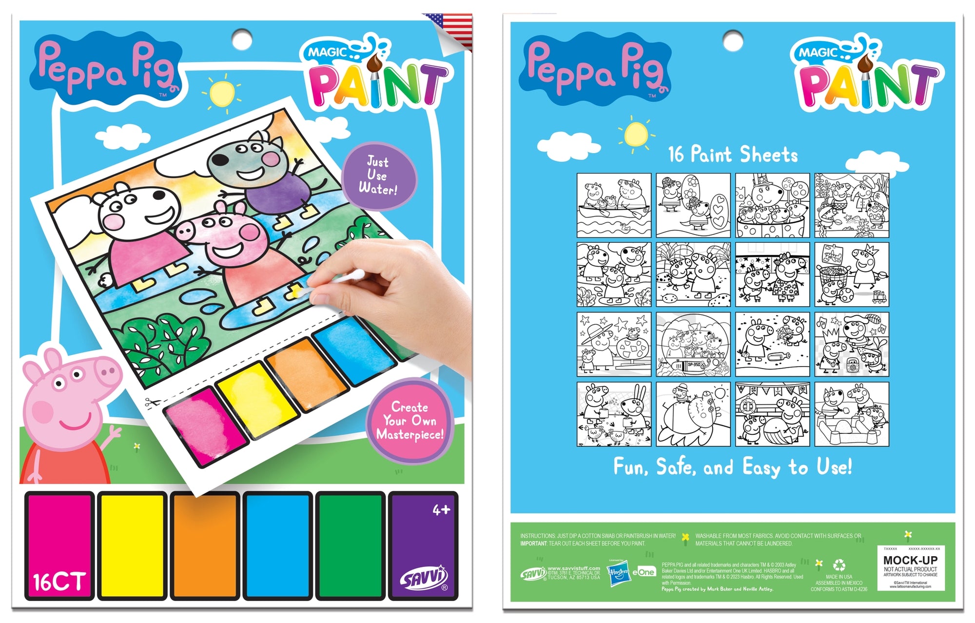 Peppa Pig Large Magic Painting Posters
