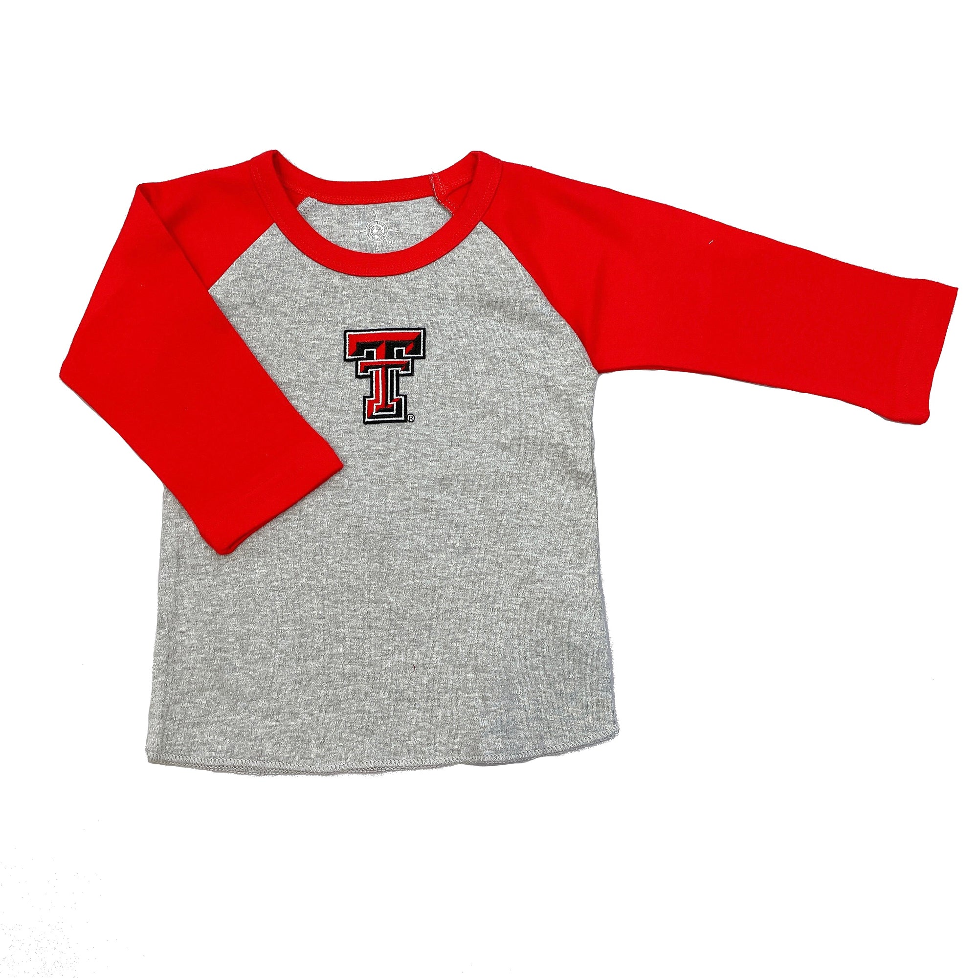 Collegiate Raglan Baseball Shirt | Texas Tech University Red Raiders