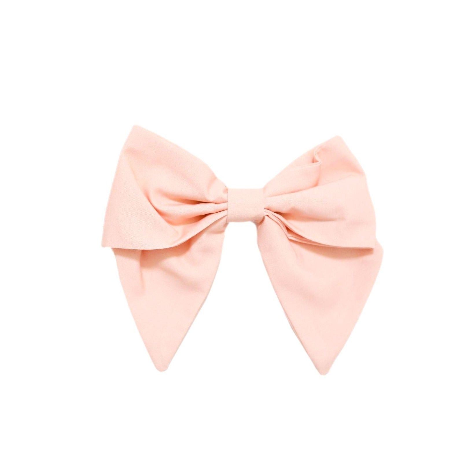 Garden Party | Peach Solid Classic Bow