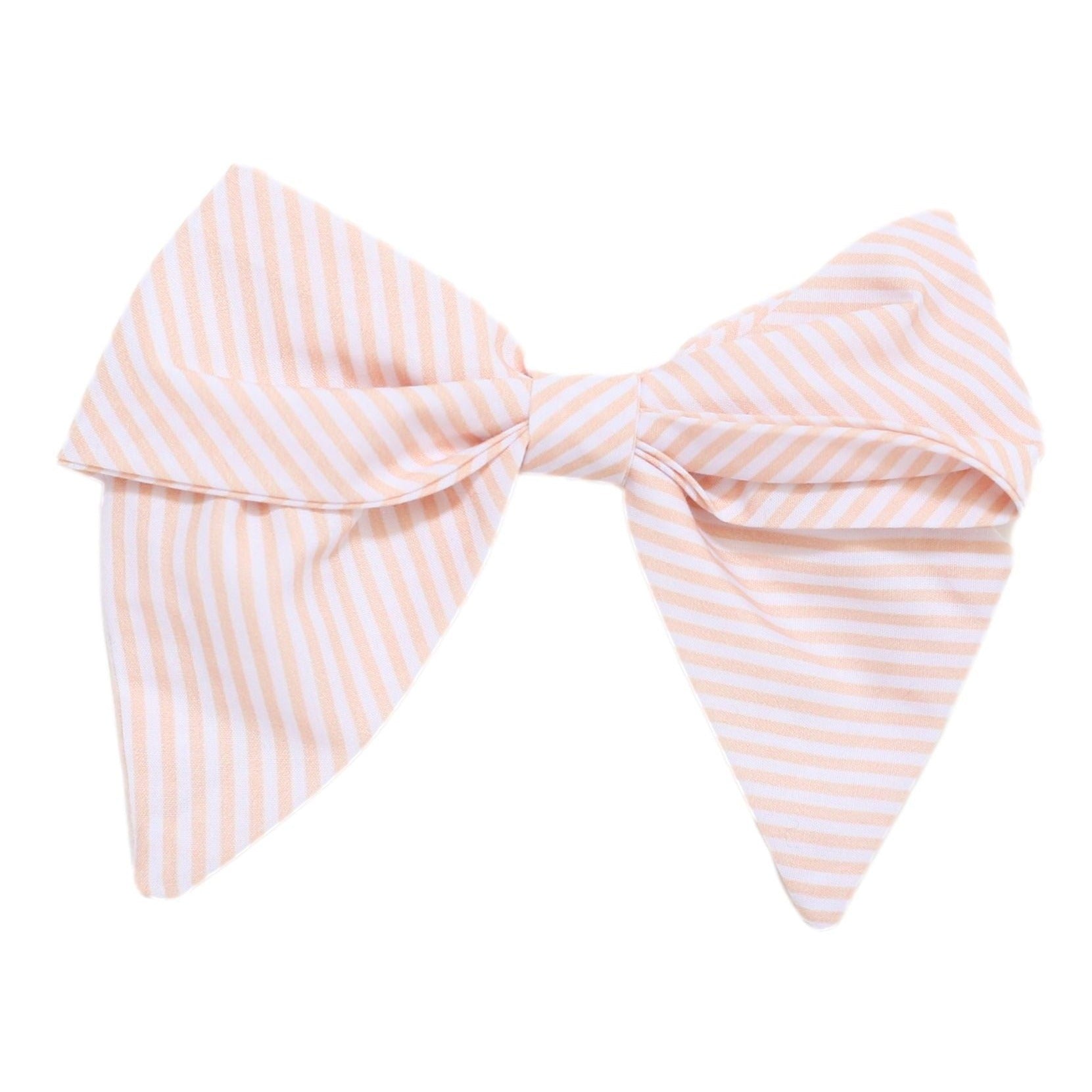 Garden Party | Pink Stripe Classic Bow
