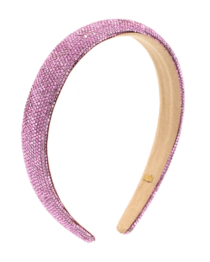 Thin Fully Crystalized Headband | Assorted