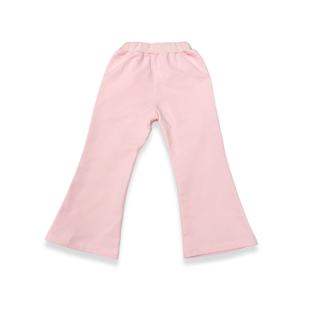 Silver Gem Flare Pants | Pink