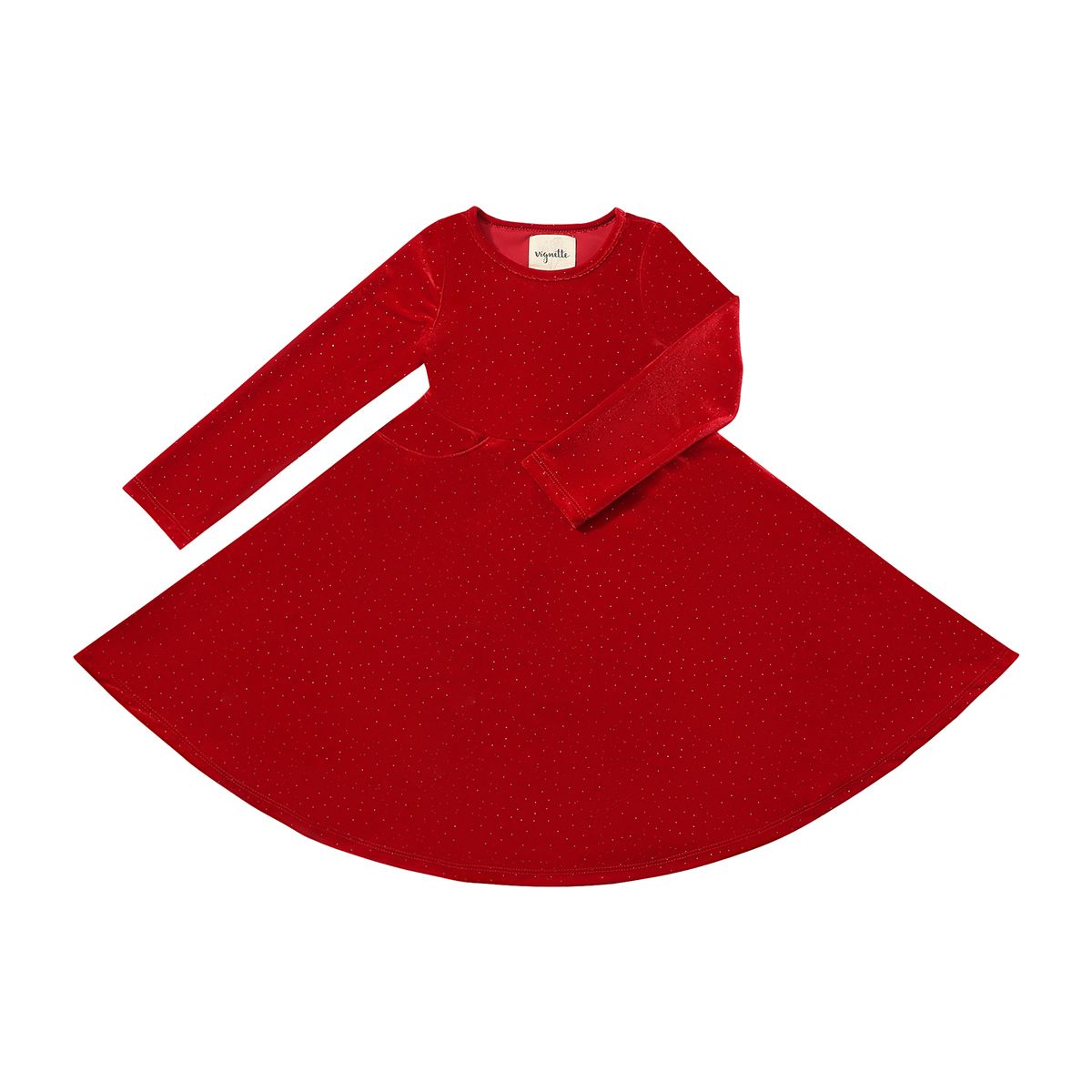 Merilee Dress | Red Sparkle