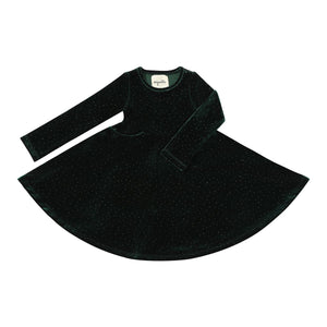 Merilee Dress | Green Sparkle