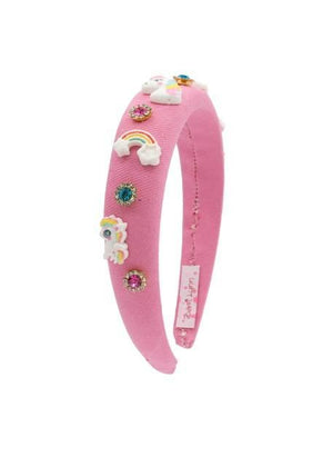 Padded Charm Jeweled Headband