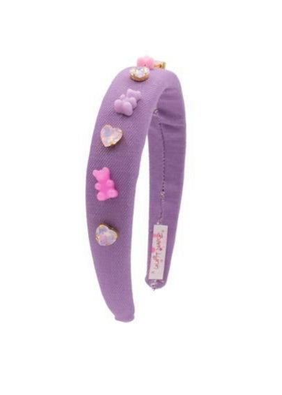 Padded Charm Jeweled Headband
