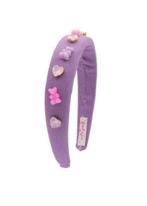 Padded Charm Jeweled Headband