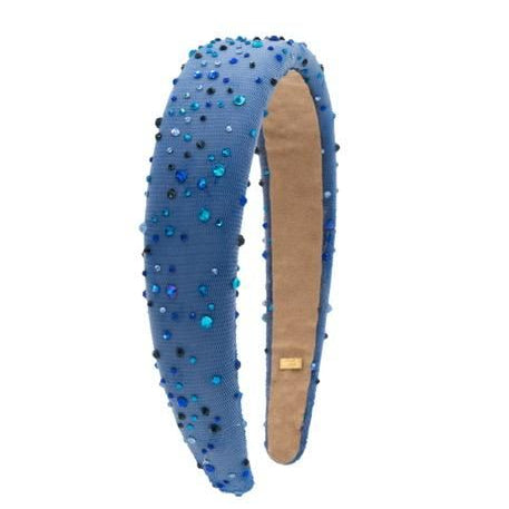 Padded Jewel Tulle Headband | Assorted