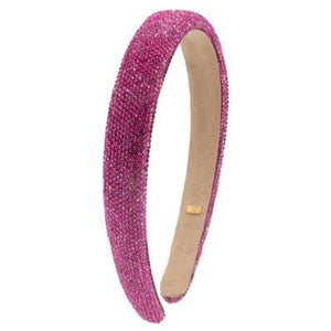 Thin Fully Crystalized Headband | Assorted