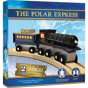 The Polar Express 2-Piece Wooden Toy Train Set