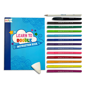 Doodle Fun Draw & Color Activity Kit | 17pc Set