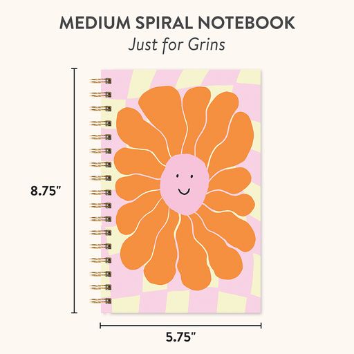 Just For Grins | Medium Spiral Notebook