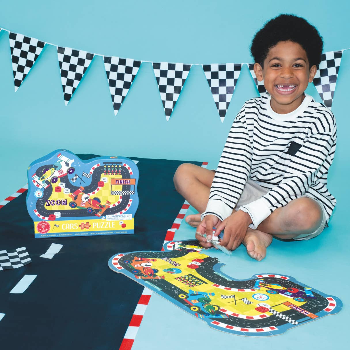 80 Piece Shaped Jigsaw Puzzle | Cars