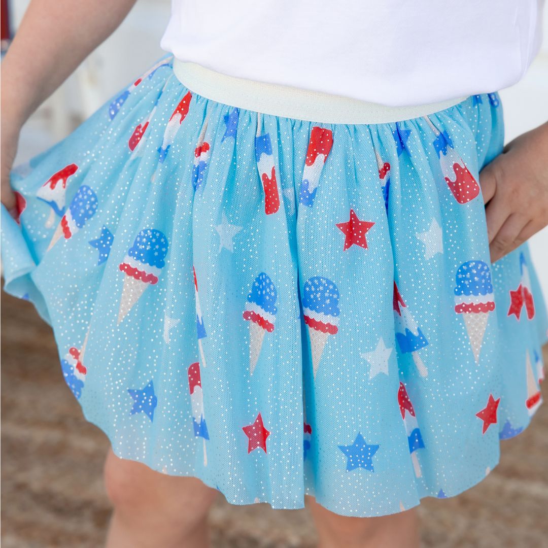 Bomb Pop Tutu Skirt | Red White and Blue