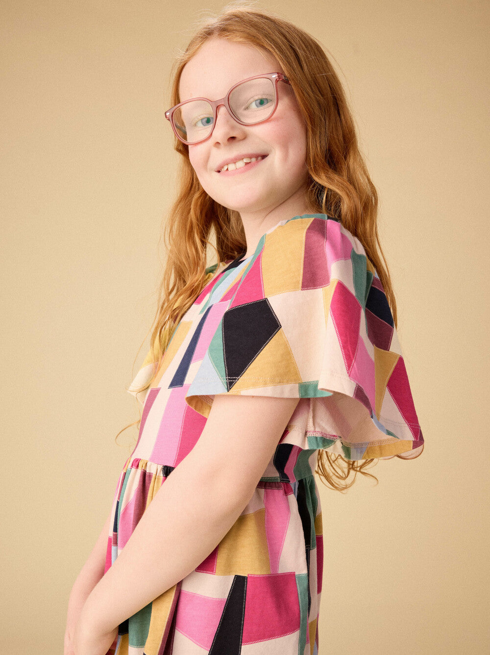 Butterfly Sleeve Dress | Pojagi Patchwork