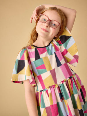 Butterfly Sleeve Dress | Pojagi Patchwork