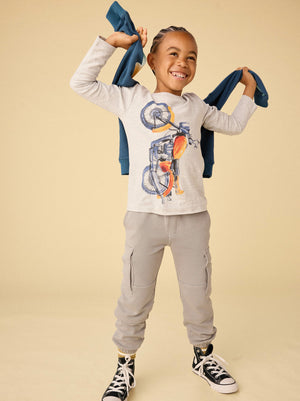 Long Sleeve Graphic Tee | Motor Bike