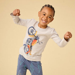 Long Sleeve Graphic Tee | Motor Bike