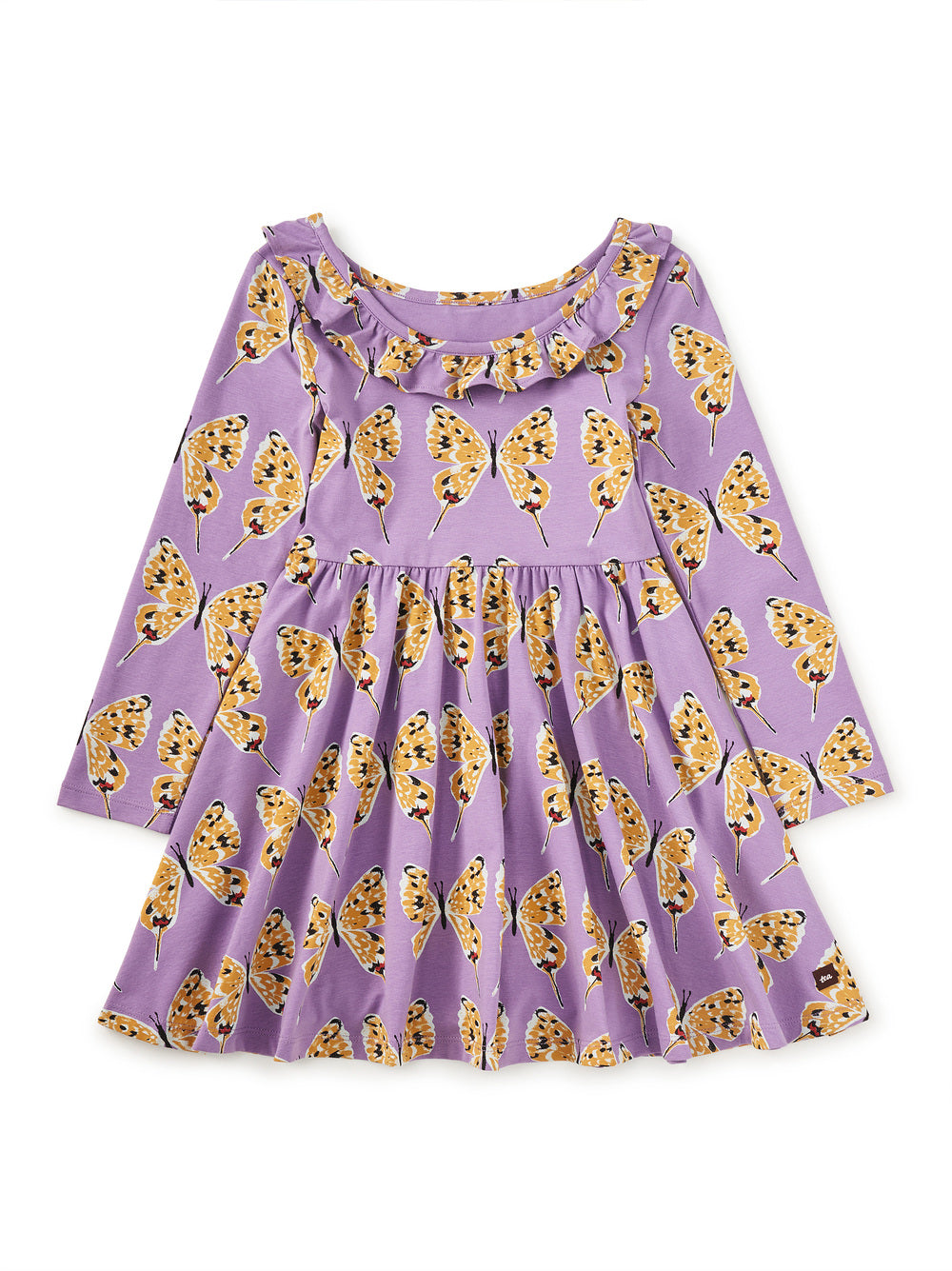 Ruffle Collar Ballet Dress | Dragon Swallowtail Butterflies