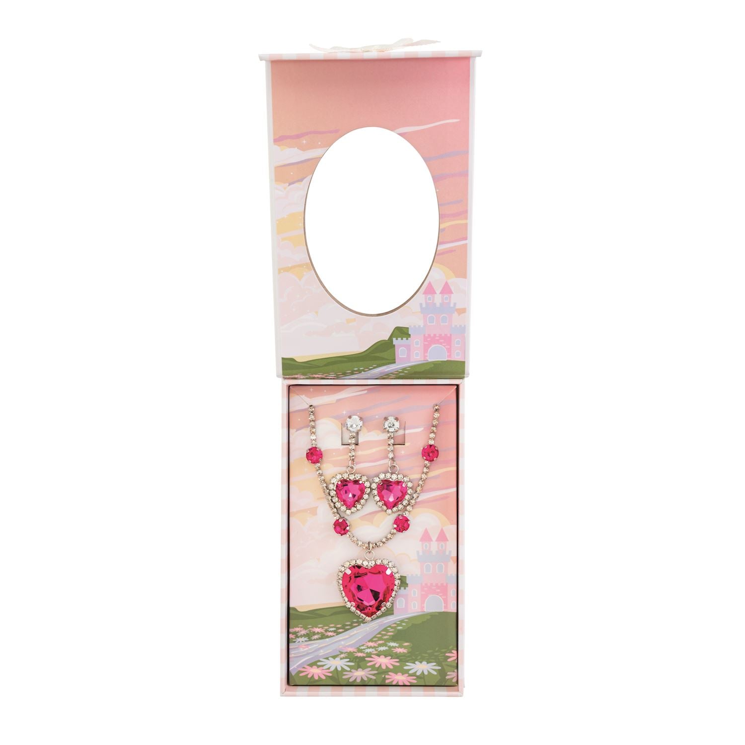 Once Upon A Time Rhinestone Jewelry Set | Pink