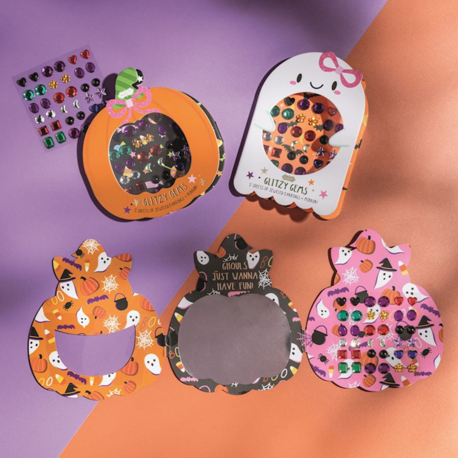 Halloween Glitzy Gems Sticker Earrings