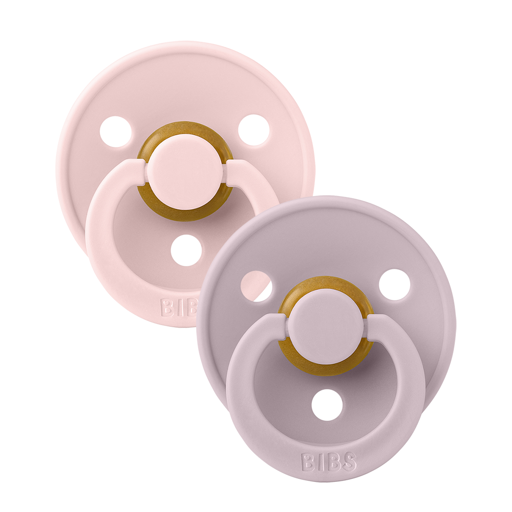 Colour Natural Latex Pacifier 2 pack | Blossom / Dusky Lilac