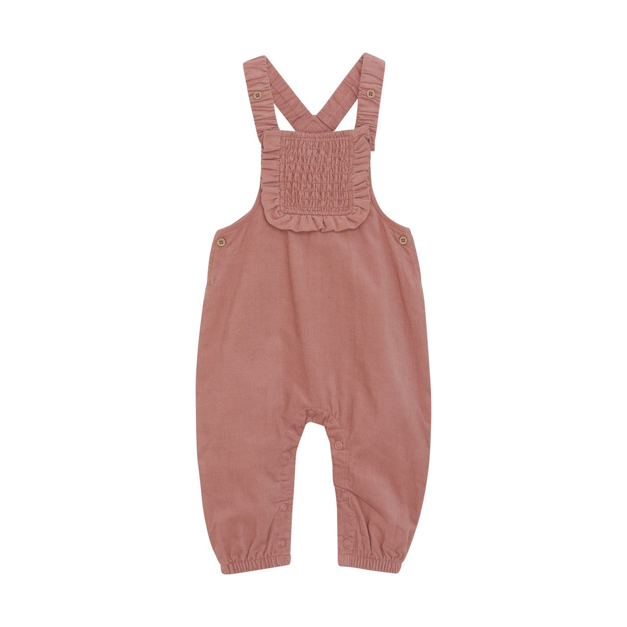 Baby Girls Corduroy Overall | Dusty Rose