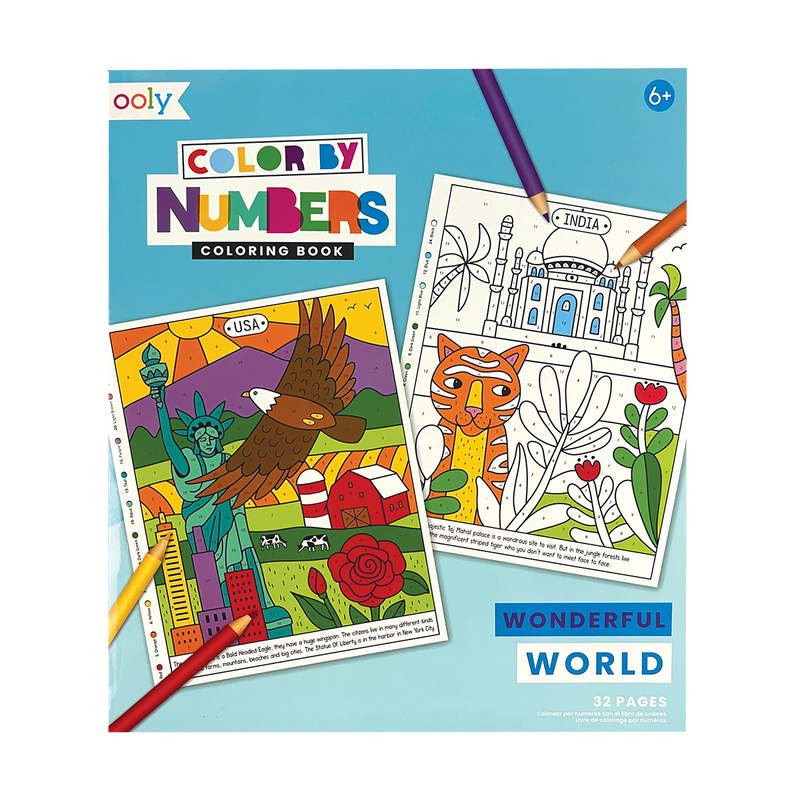 Color by Number Coloring Book | Wonderful World