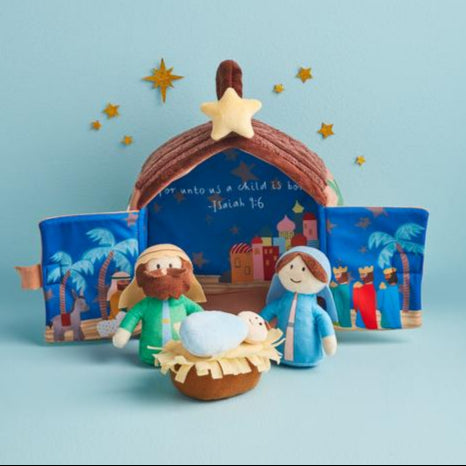 Musical Nativity Plush Set