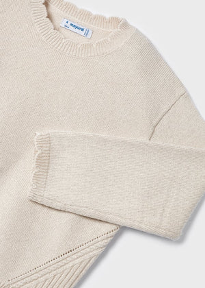 Girls Knit Pullover Sweater | Ginger Root