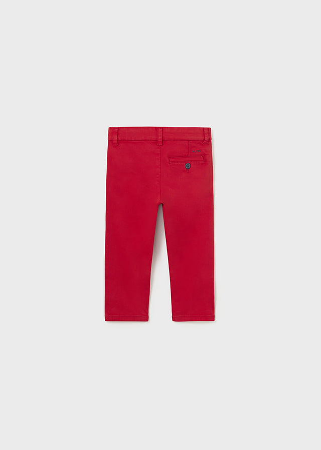 Baby Boys Chino Pants | Red