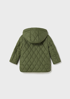 Baby Boys Hooded Quilted Coat  | Bayleaf