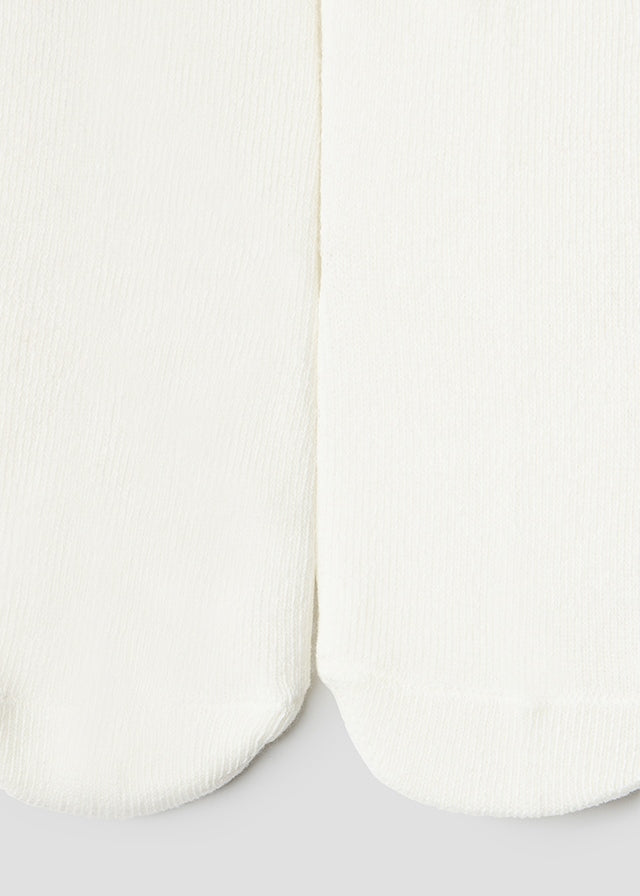 Baby Girls Ruffle Bum Tights | Natural