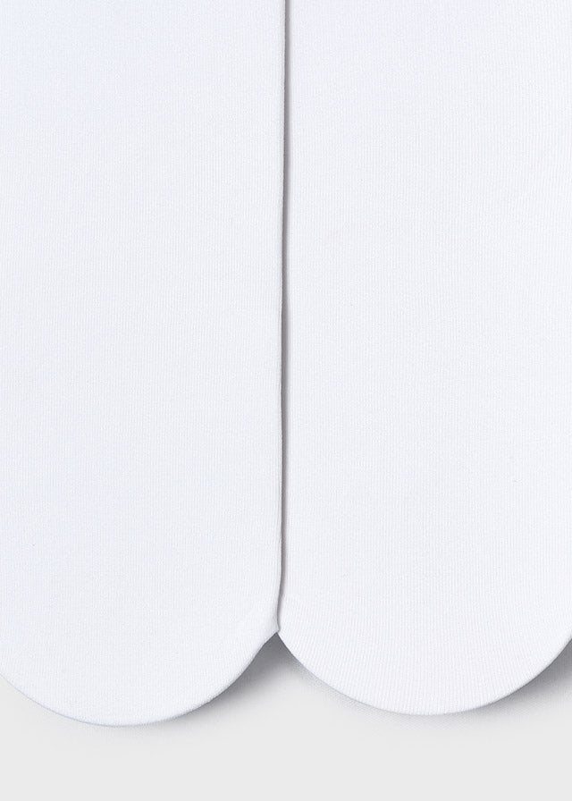 Girls Nylon Tights | White