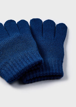 Boys Knit Gloves | Klein Blue
