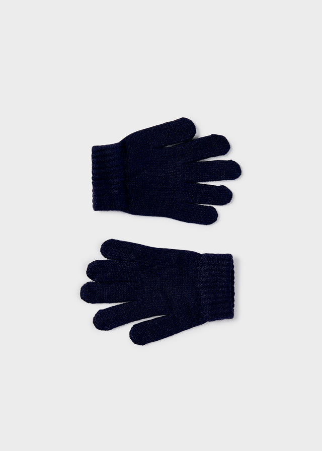 Boys Knit Gloves | Navy