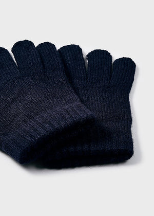 Boys Knit Gloves | Navy