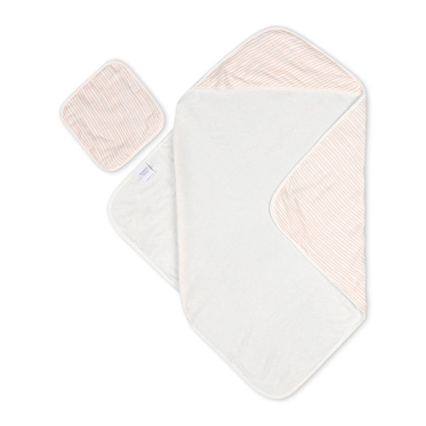 Hooded Towel Set | Pink Wave