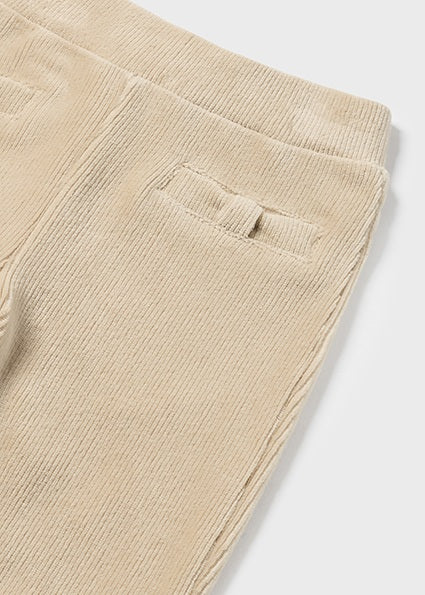 Baby Girls Slim Fit Corduroy Pants | Sepia