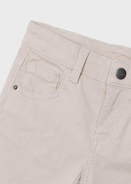Boys 5 Pocket Slim Fit Pants | Gypsum