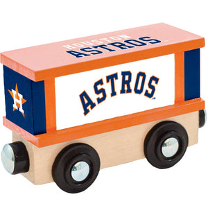 Houston Astros Wooden Toy Train Box Car