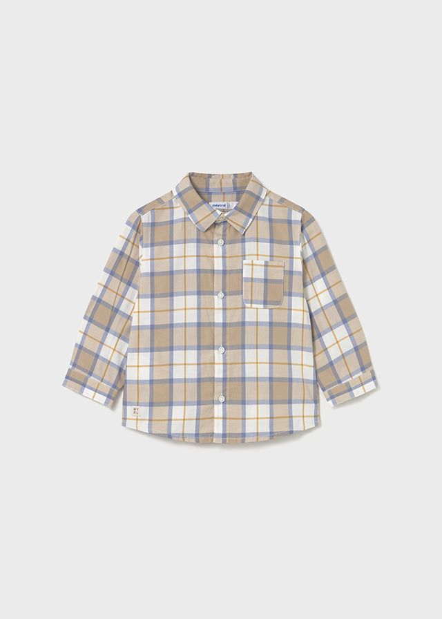 Boys Long Sleeve Checkered Shirt | Cereal