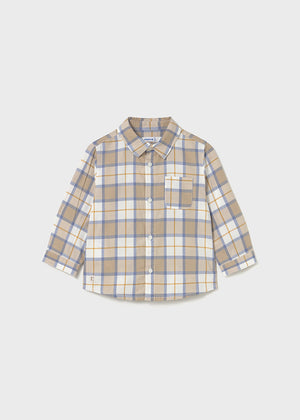 Boys Long Sleeve Checkered Shirt | Cereal