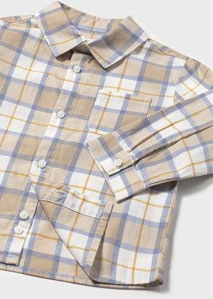 Boys Long Sleeve Checkered Shirt | Cereal