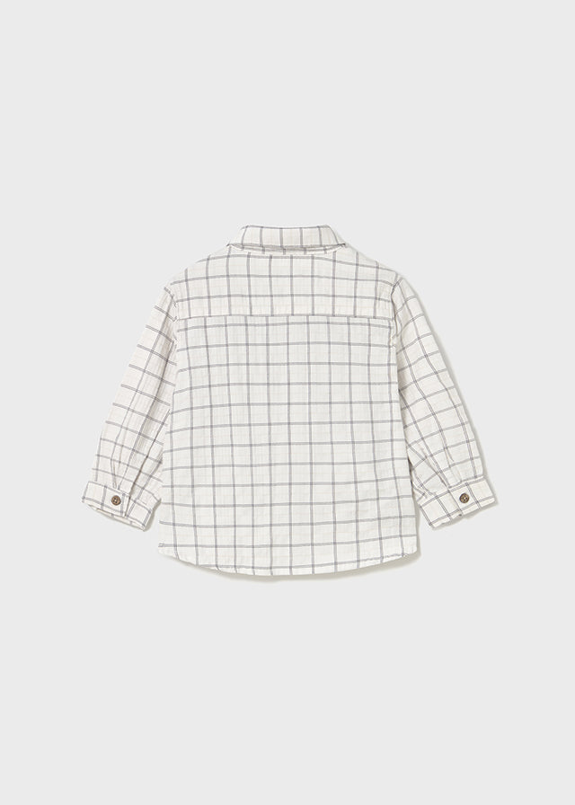 Boys Long Sleeve Plaid Shirt | Shadow